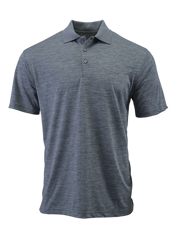 Dakota Striated Heather Polo | Century Place Apparel